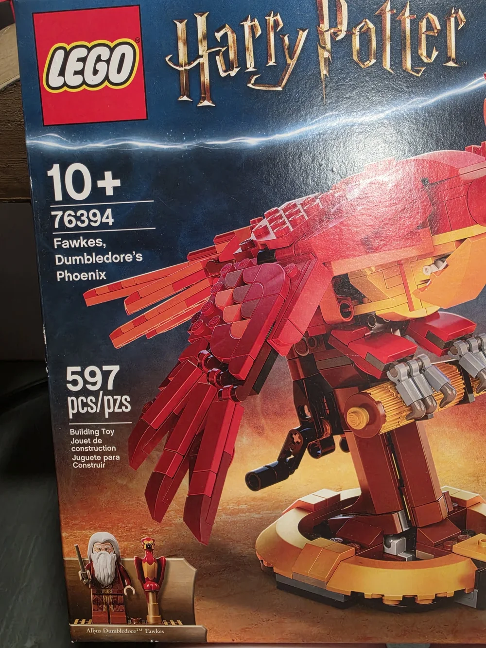 NEW Retired Sealed LEGO Harry Potter Fawkes Dumbledore's Phoenix 76394